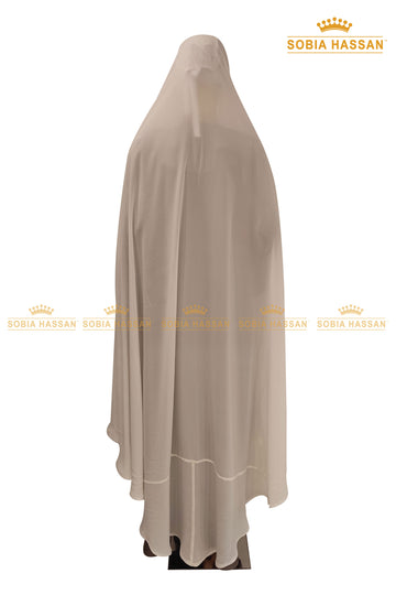 Plain White Irani Shawl
